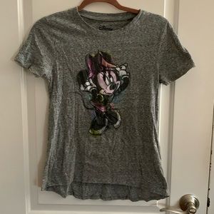 Disney Minnie Mouse Gray T-shirt